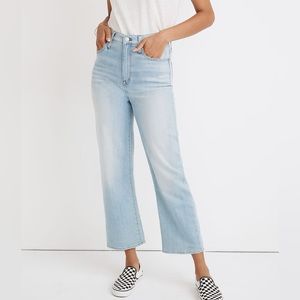 ❤️❤️MADEWELL Slim Wide-Leg crop Jeans in Eastwick Wash❤️❤️